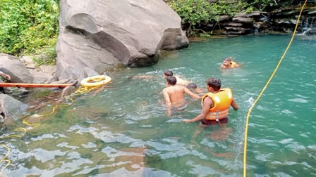 Vidisha water fall Accident