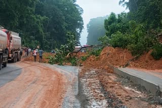 ವಾಹನ ಸಂಚಾರಕ್ಕೆ ಅಡಚಣೆ