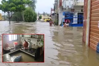 કારેલી ગામની અનેક સોસાયટીઓમાં ઘરોની અંદર પાણી ભરાઈ ગયા