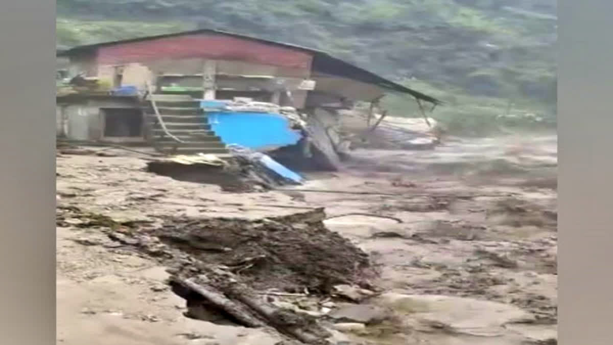 Cloudburst damages houses, washes away bridges in Himachal's Kullu