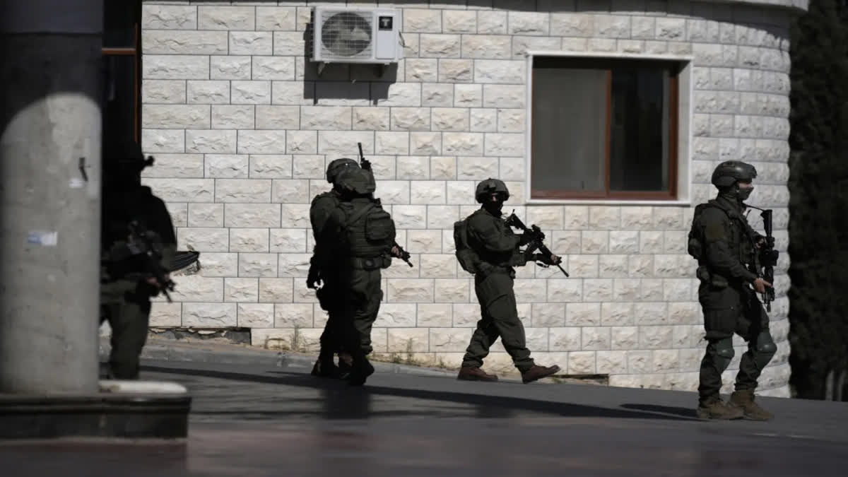 The Israeli military said it shot and killed three alleged Palestinian gunmen in the northern occupied West Bank on Tuesday.