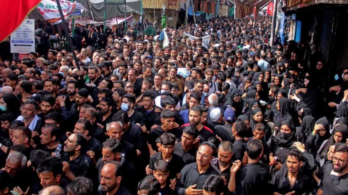 Muharram's traditional mourning procession