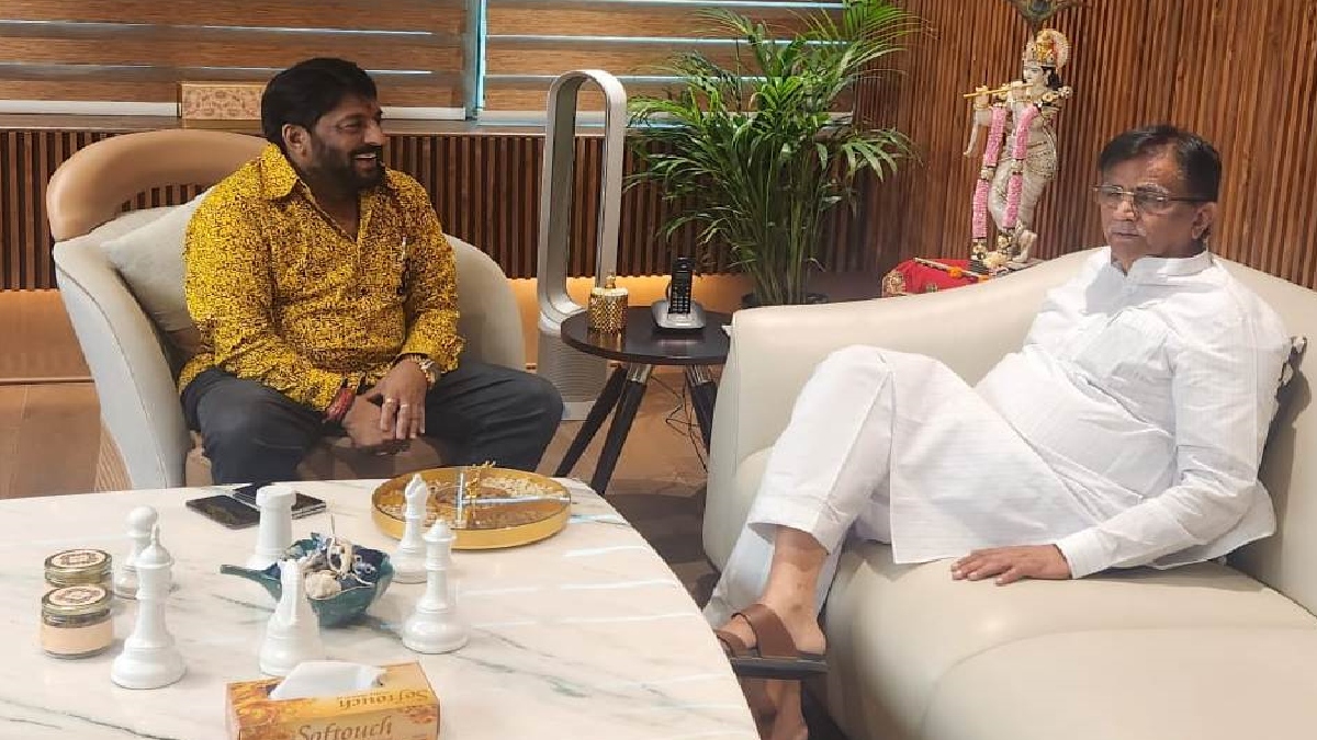 gopal kanda meets op dhankhad