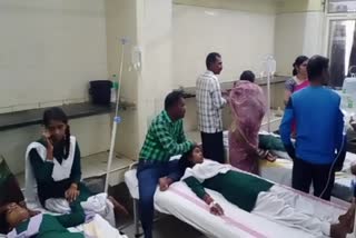 Treatment of girl students in Sagar's hospital