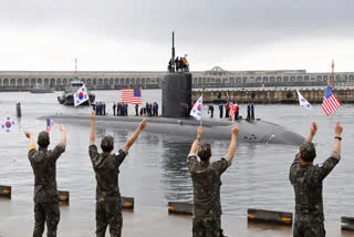 North Korea fires 2 short-range ballistic missiles after US submarine arrives in South Korea