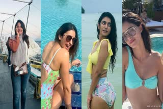 Actress Ketika sharma priyaprakash varrier  vacation