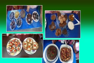 millet food exhibition in balakati nodal school
