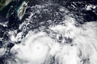 Doksuri sweeping across the Pacific Ocean in the direction of the Philippines has intensified into a super typhoon, with the state weather bureau warning on Tuesday.