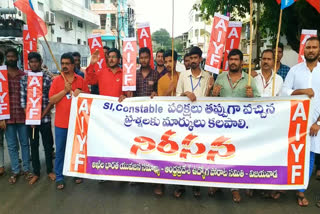 Si, Constable Candidates Protest