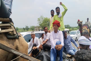 As a show of strength, sacked Rajasthan minister Rajendra Singh Gudha, took out a camel cart rally at Gudha Maidan (ground) in the honour of women at Udaipurwati his home constituency on Tuesday. The rally kickstarted from Jhadaya Nagar Balaji and will touch all the areas in the Shekhawati region.