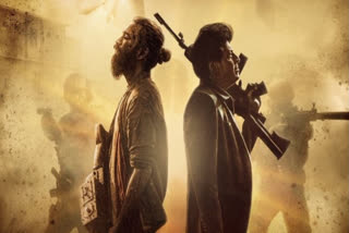 The makers of the highly anticipated film Captain Miller have unveiled a new poster that features Dhanush and Shiva Rajkumar in the backdrop of war from the pan-Indian movie.