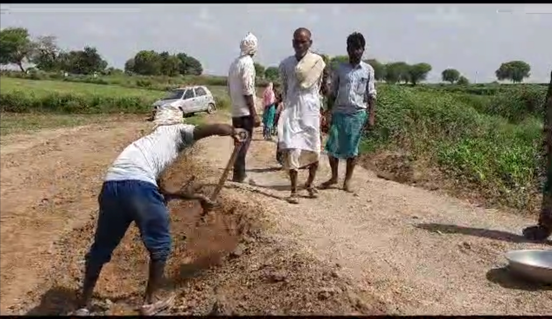 Morena Villagers Built Road