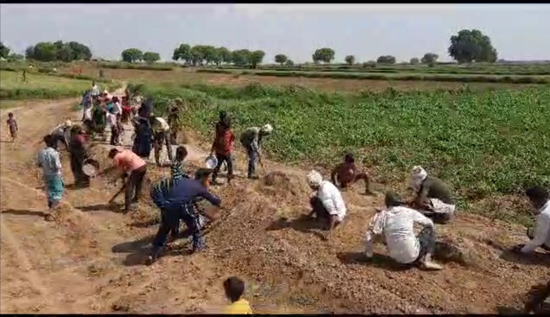 Morena Villagers Built Road