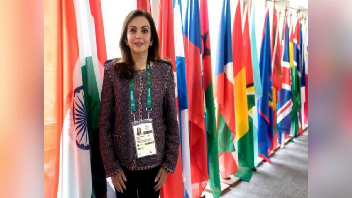 OLYMPIC GAMES 2024  NITA AMBANI  INTERNATIONAL OLYMPIC COMMITTEE  PARIS OLYMPICS