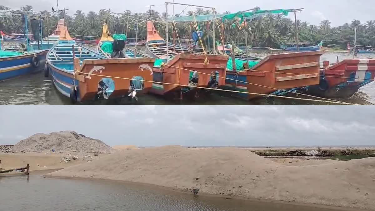 PULIMUTTU CONSTRUCTION  PALAKOD FISHING HARBOR  പുലിമുട്ട് നിര്‍മാണം പാതിവഴിയില്‍  LATEST MALAYALAM NEWS