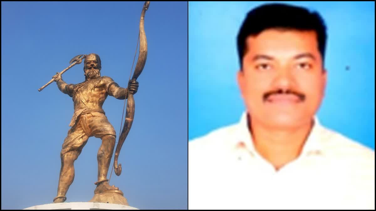 Parashurama Statue and Arun Kumar