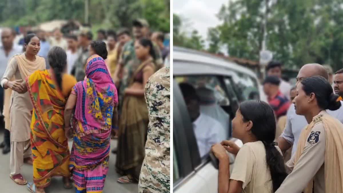 Balrampur people stopped collector convoy