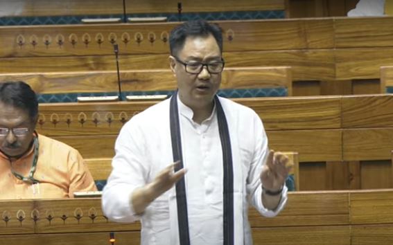 Minister of Parliamentary Affairs Kiren Rijiju