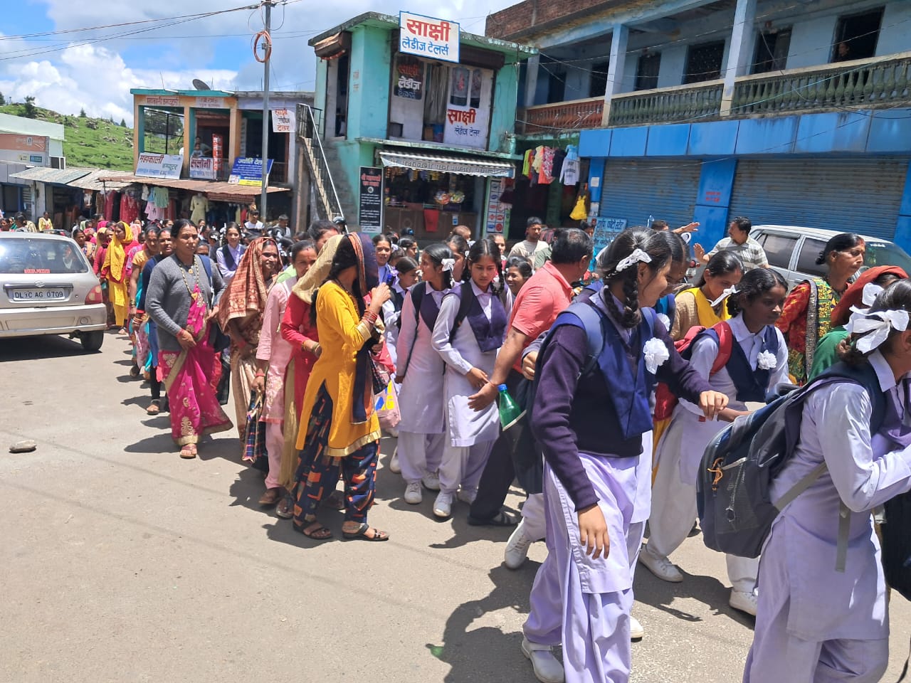 GGIC GANGOLIHAT STUDENTS PROTEST