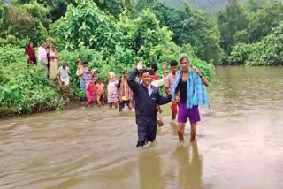 Tribal Villages Trapped in Flood Water due to Heavy Rains