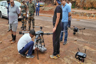 IBOD TEST In SHIRUR Karnataka  ഐബോഡ് നിരീക്ഷണം  DRONE BASED SEARCH SYSTEM Shirur  ARJUN RESCUE OPERATION