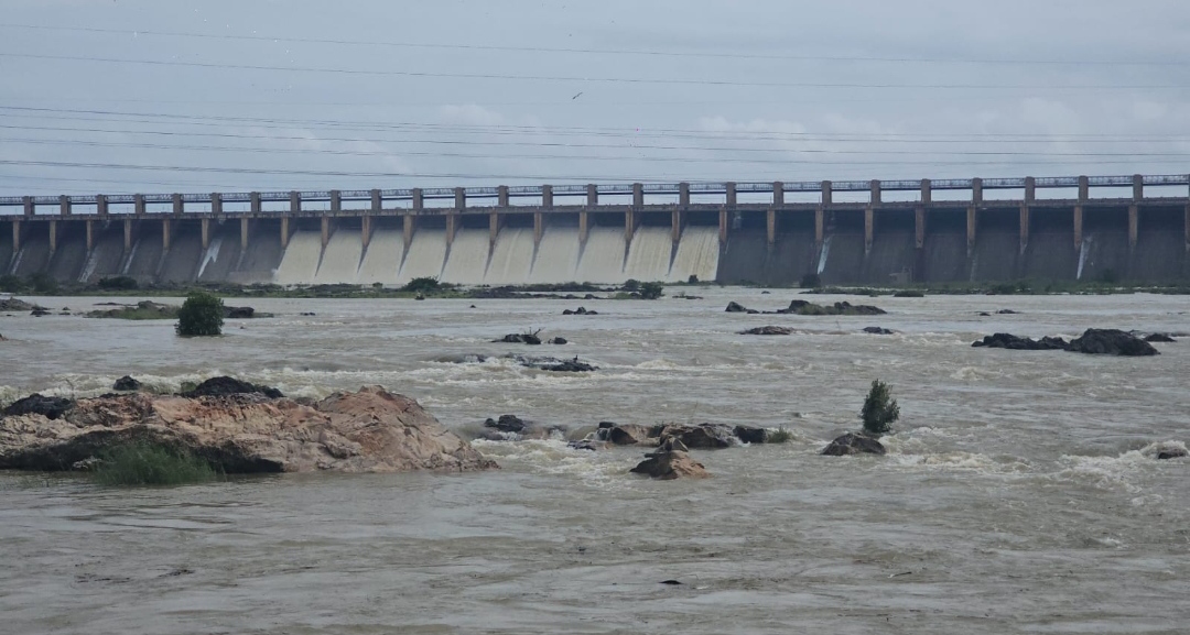 Sri Krishna Devaraya Tomb Occupied With Tungabhadra River