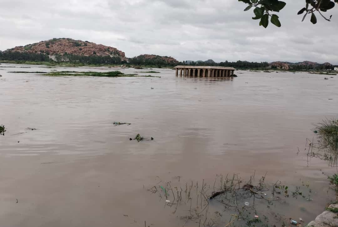 Sri Krishna Devaraya Tomb Occupied With Tungabhadra River