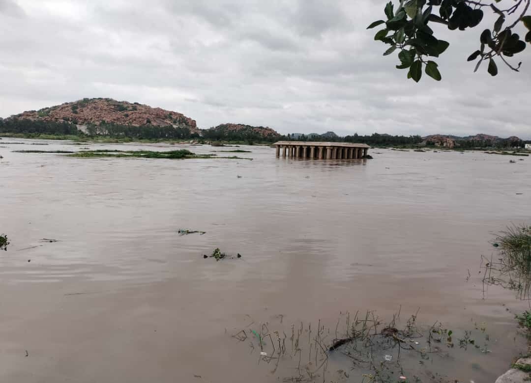 Sri Krishna Devaraya Tomb Occupied With Tungabhadra River