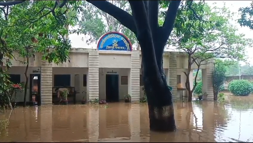 Panna heavy overnigh rain