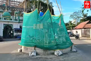 Conflict over the installation of the statue of Kumar Bhaskar Varma