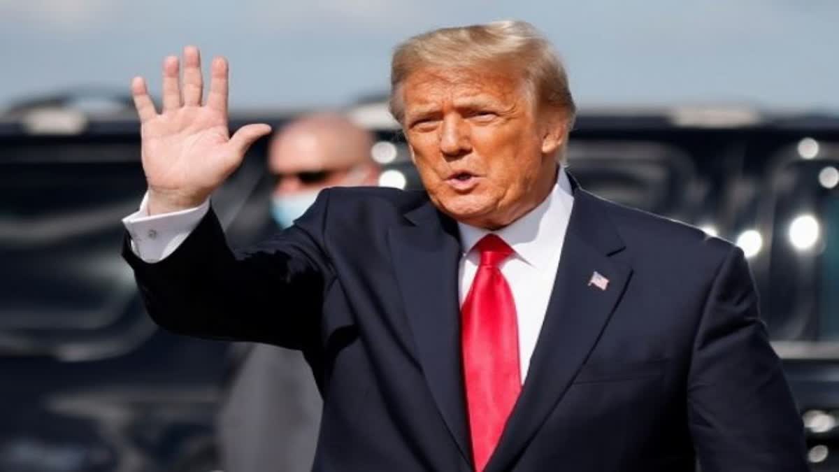 former us president donald trump surrender in jail