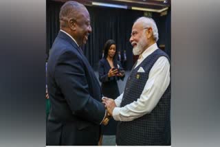 SA President Ramaphosa and PM Modi