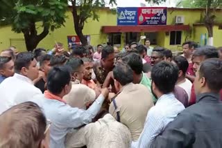 Uproar Outside Jamul police station