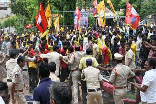 Tension at Nuziveedu