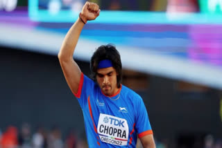 Neeraj Chopra in to World Championships Final  Neeraj Chopra  Neeraj Chopra news  World Athletics Championships  World Athletics Championships 2023  ലോക അത്‌ലറ്റിക് ചാമ്പ്യൻഷിപ്പ്‌സ്‌  നീരജ് ചോപ്ര  നീരജ് ചോപ്ര ഫൈനലില്‍  പാരീസ് ഒളിമ്പിക്‌സ്  പാരീസ് ഒളിമ്പിക്‌സിന് യോഗ്യത നേടി നീരജ് ചോപ്ര