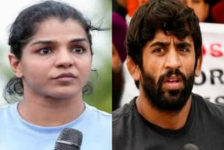 Etv BharatBajrang Punia and Sakshi Malik