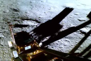 Pragyan rover lands on moon's surface