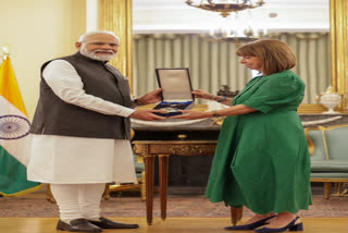 Prime Minister Narendra Modi conferred with 'The Grand Cross of the Order of Honour' by Greek Prez