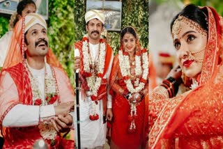 Harshika Bhuvann Marriage Photo