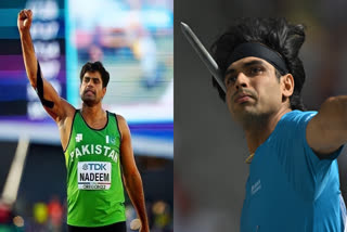 Neeraj Chopra vs Arshad Nadeem  Neeraj Chopra  Arshad Nadeem  World Athletics Championships  DP Manu  Kishore Jena  Neeraj Chopra World Athletics Championships Final  ലോക അത്‌ലറ്റിക് ചാമ്പ്യൻഷിപ്പ്‌സ്‌  നീരജ് ചോപ്ര  അര്‍ഷാദ് നദീം  ഡിപി മനു  കിഷോര്‍ ജെന