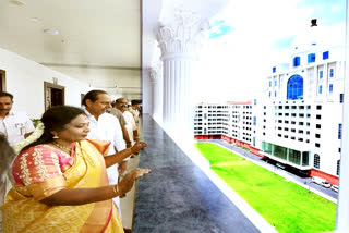 Governor Tamilisai visiting Secretariat Photos