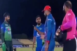 Babar Azam Angrily confronts With Mohammad Nabi  Babar Azam  Babar Azam viral video  PAK vs AFG  Fazalhaq Farooqui  Shadab Khan  ബാബര്‍ അസം  ഷദാബ് ഖാന്‍  ഫസൽഹഖ് ഫാറൂഖി  Shadab Khan  പാകിസ്ഥാന്‍ vs അഫ്‌ഗാനിസ്ഥാന്‍  ബാബര്‍ അസം വൈറല്‍ വിഡിയോ