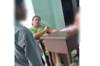 Students beats up classmate on instruction of female teacher in Uttar Pradesh, video goes viral