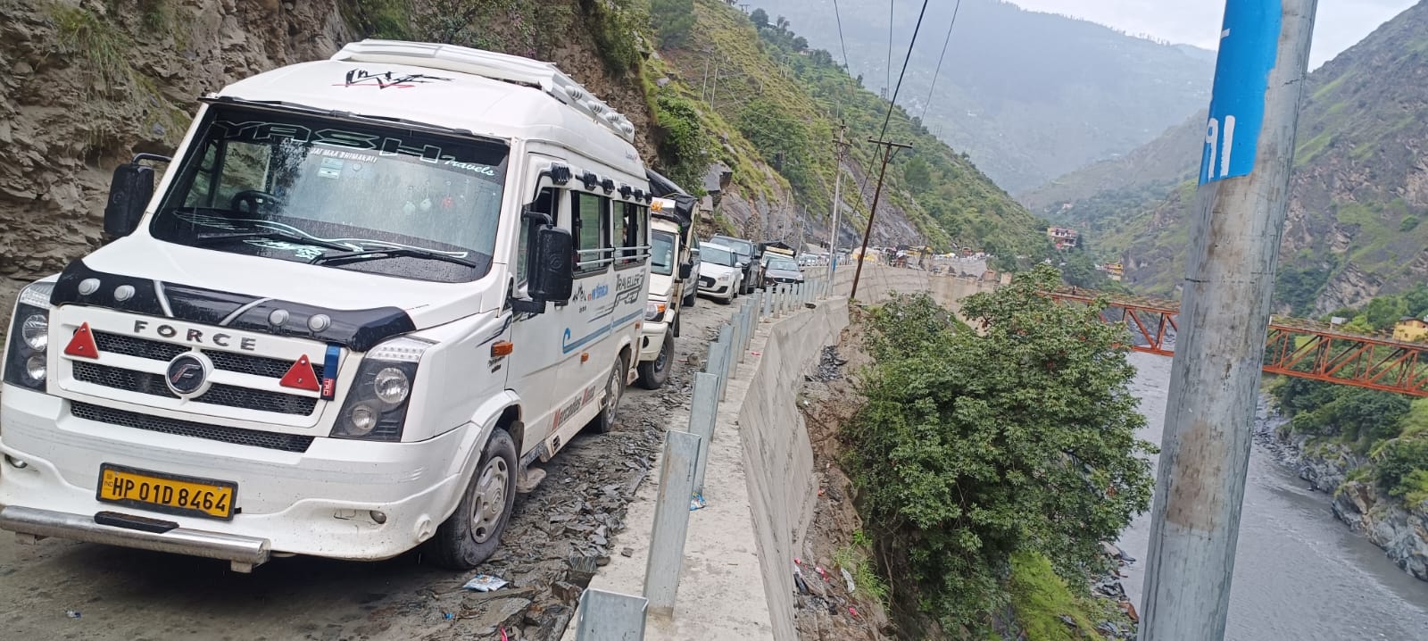 Traffic Jam on Bharmour NH