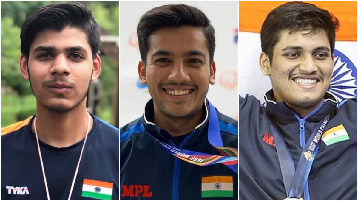 Asian Games 2023  Asian Games 2023 India First Gold Medal  India Gold Medal In Asian Games 2023  10M Air Riffle Result  ഏഷ്യന്‍ ഗെയിംസ് 2023  ഏഷ്യന്‍ ഗെയിംസിലെ ഇന്ത്യയുടെ ആദ്യ സ്വര്‍ണം  പുരുഷ വിഭാഗം 10 മീറ്റർ എയർറൈഫിൾസ്  ദിവ്യാൻഷ്  രുദ്രാൻകഷ്  ഐശ്വരി