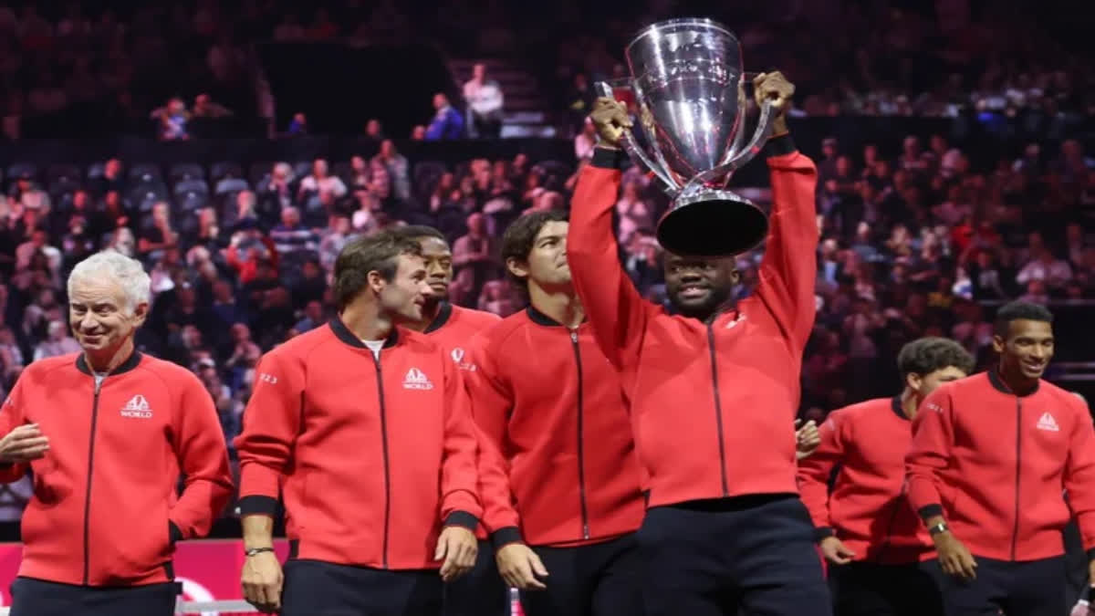 Team World has claimed its second straight Laver Cup title. Americans Ben Shelton and Frances Tiafoe beat Hubert Hurkacz and Andrey Rublev 7-6 (7), 7-6 (7) on Sunday at Rogers Arena.