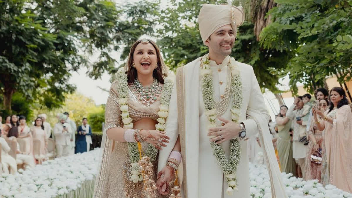 'Our forever begins now': Parineeti Chopra and Raghav Chadha's first pictures from their dreamy wedding out