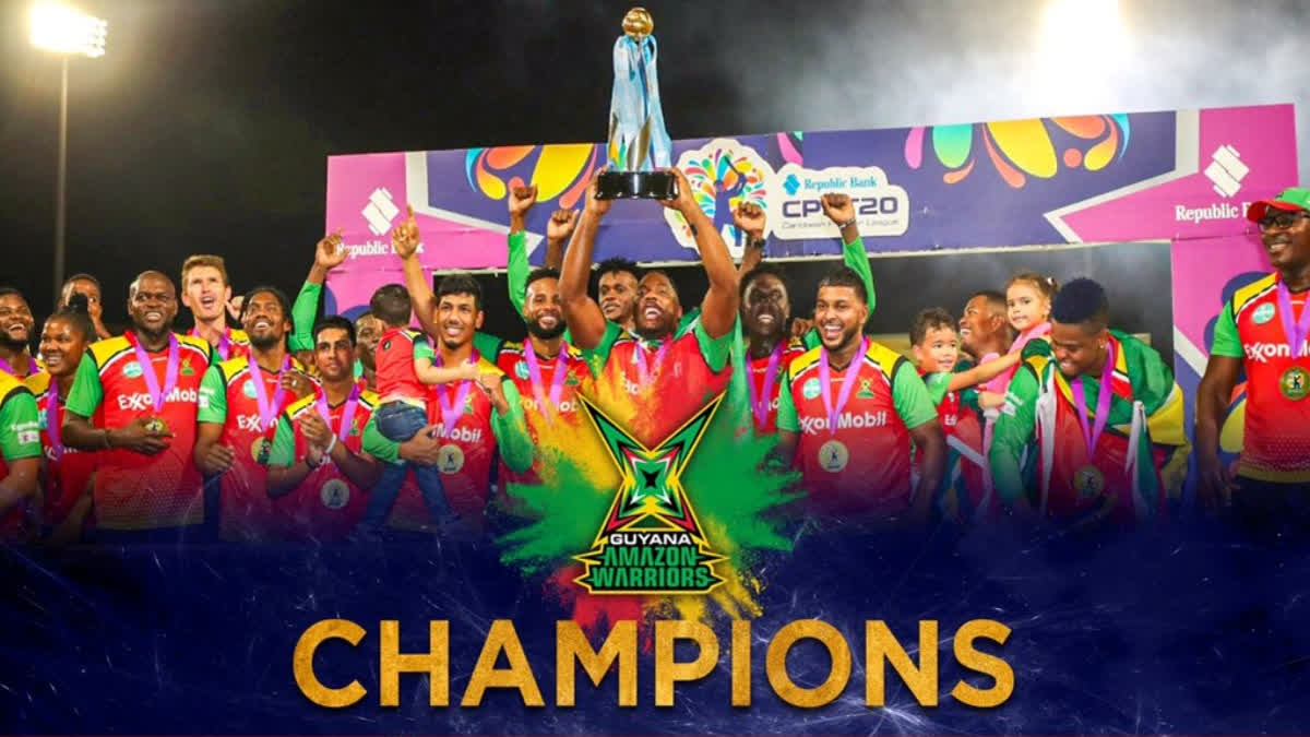 Guyana Warriors won their maiden Caribbean Premier League Title at  Providence Stadium in Guyana.