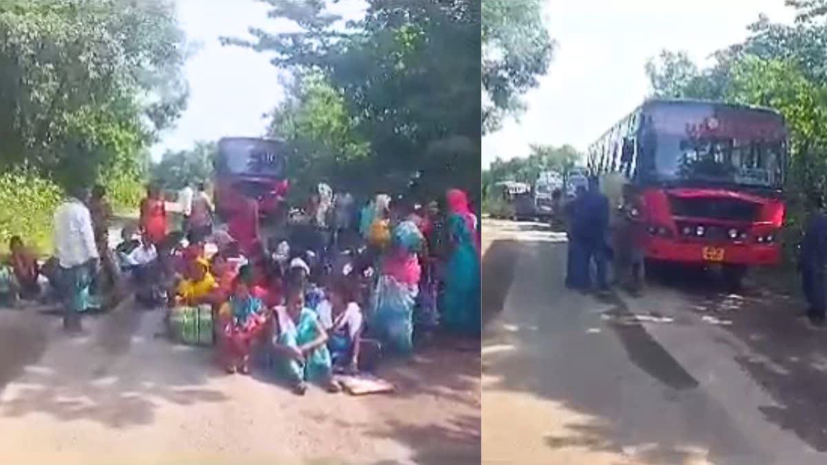Dantewada Villagers Protest against NMDC