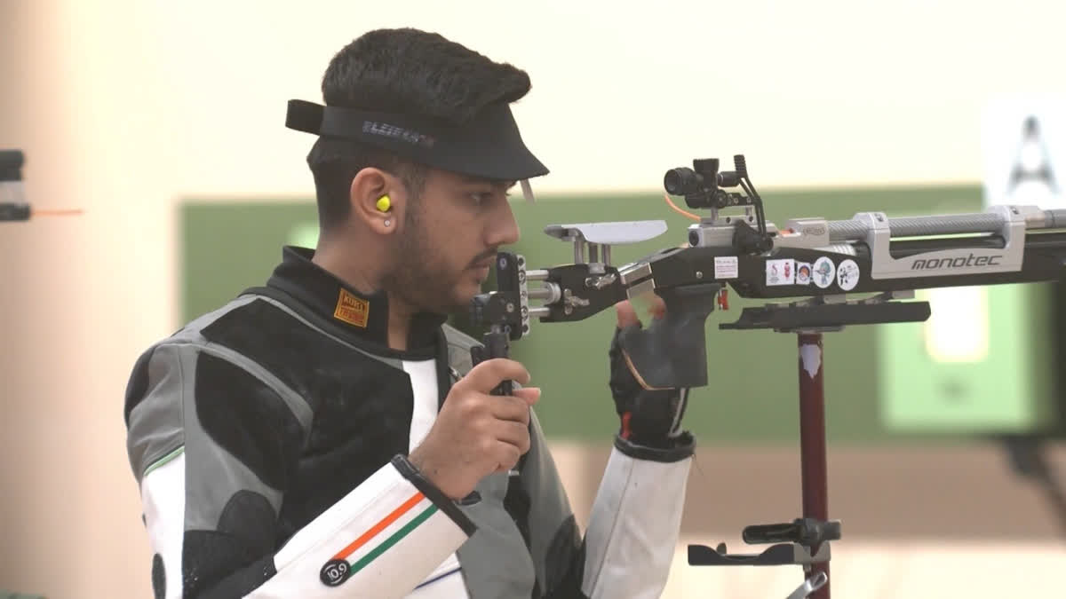 Indian shooters hit the mark at the 19th Asian Games here, winning gold in the Men's 10m Air Rifle Team event and two bronze medals -- in Men's 25m Rapid Fire Pistol Team and Men's 10m Air Rifle Individual events at the shooting ranges at the Fuyang Yinhu Sports Centre on Monday.